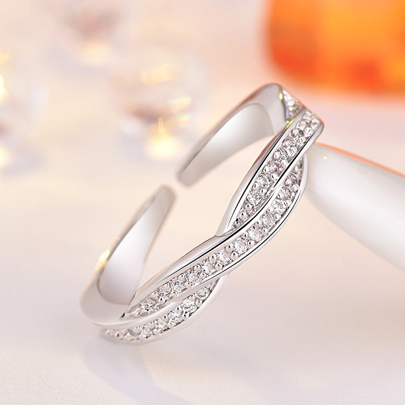 Women's Wheel Of Fate Opening Transfer Interwoven Rings