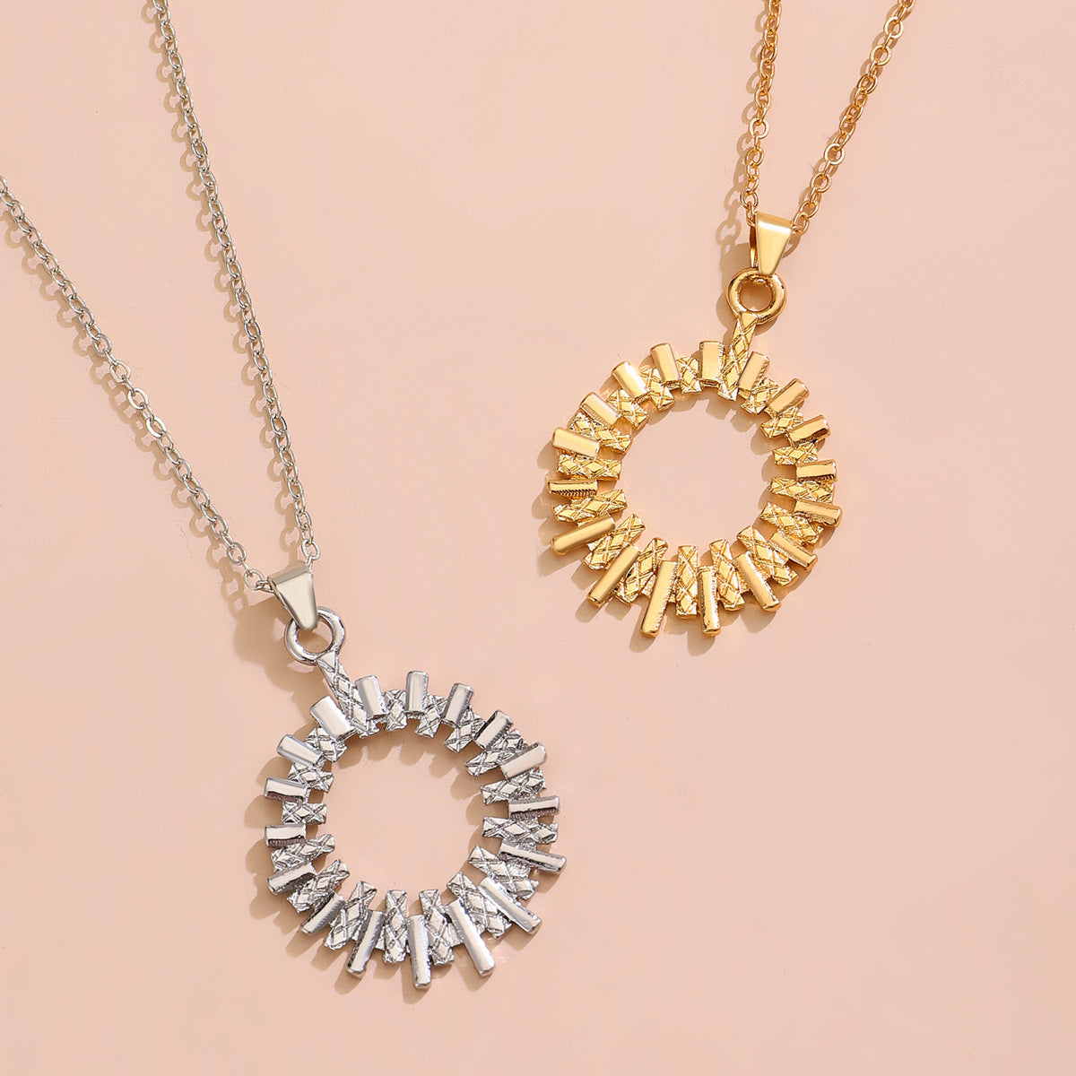 Niche Accessories Pendant Fashion Geometry Pattern Necklaces