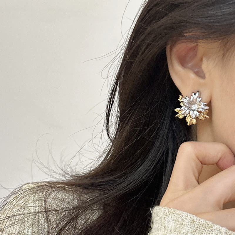 Women's Design Flower For Niche One Style Earrings