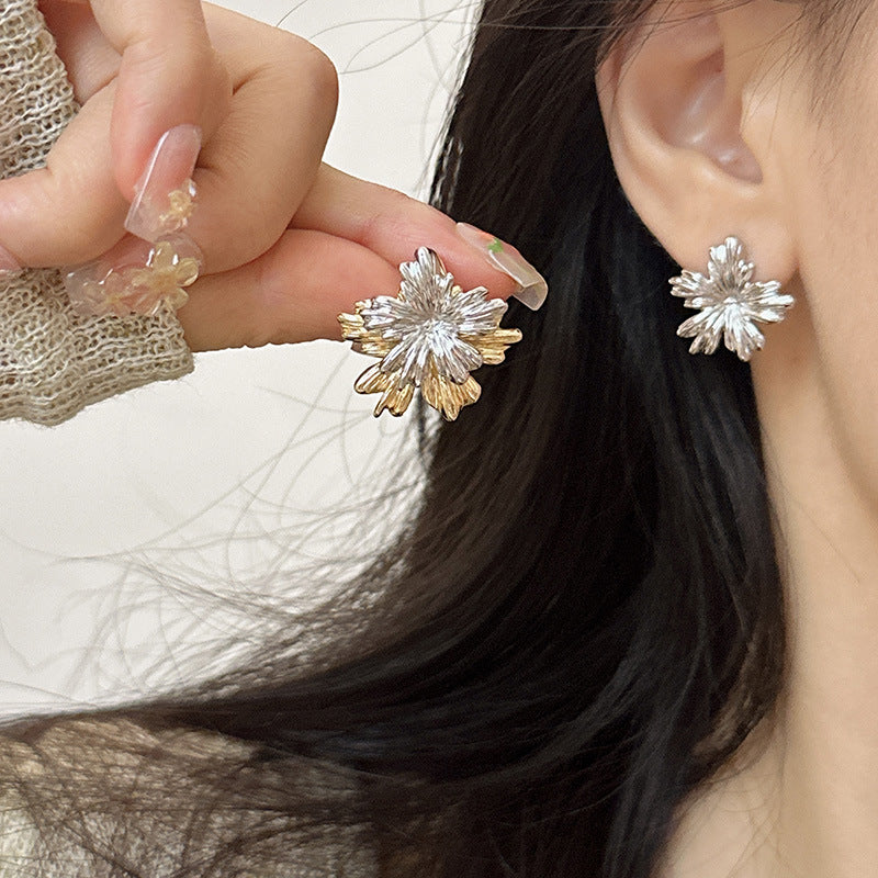 Women's Design Flower For Niche One Style Earrings