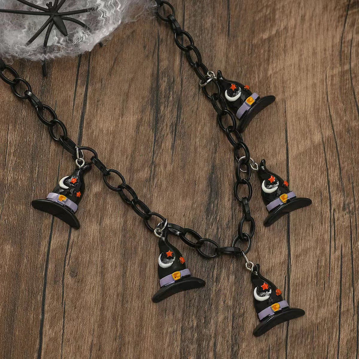 Personality Red Pumpkin Bat Ghost Tide Necklaces