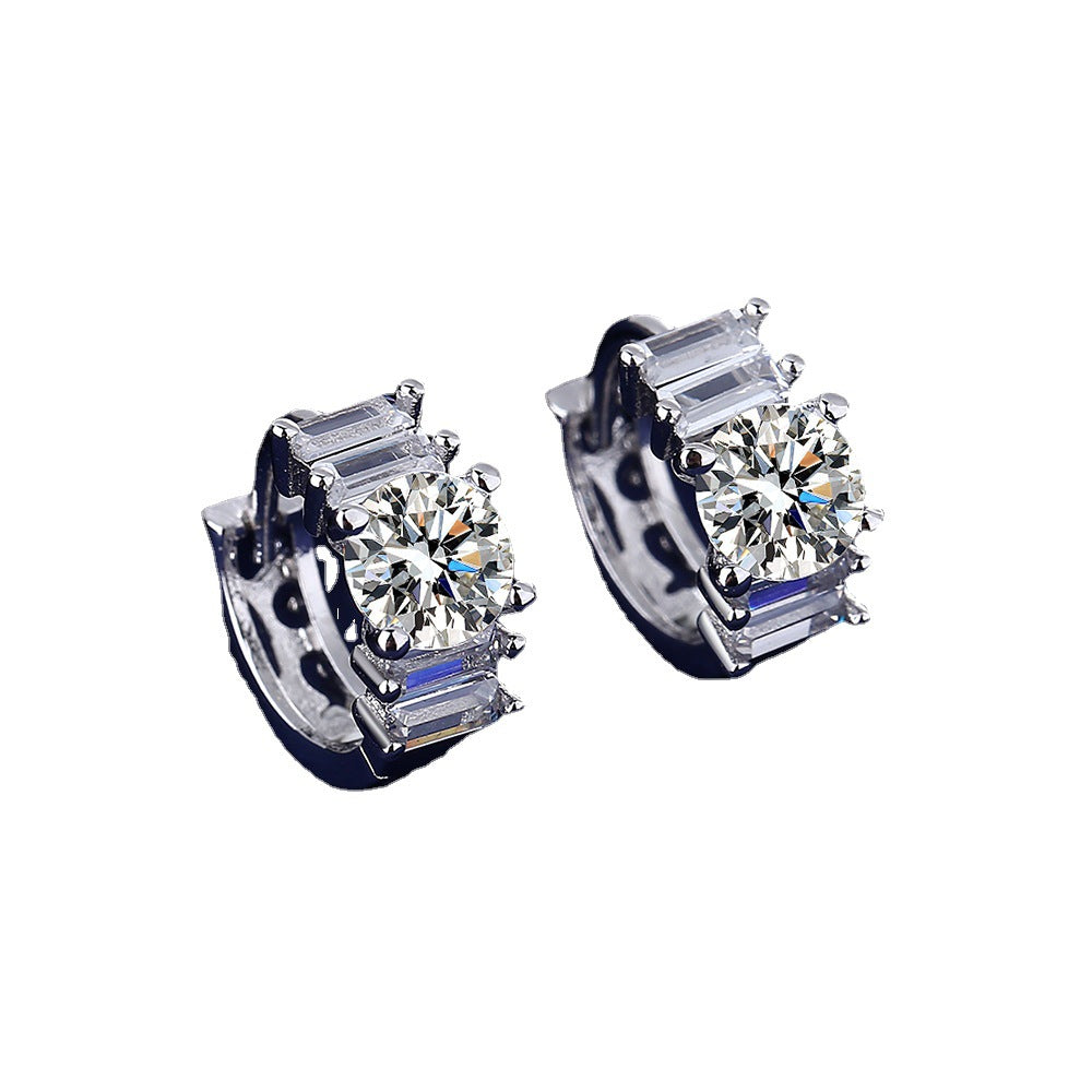 Women's Style Temperamental Diamond Fashion Ear Clips Earrings