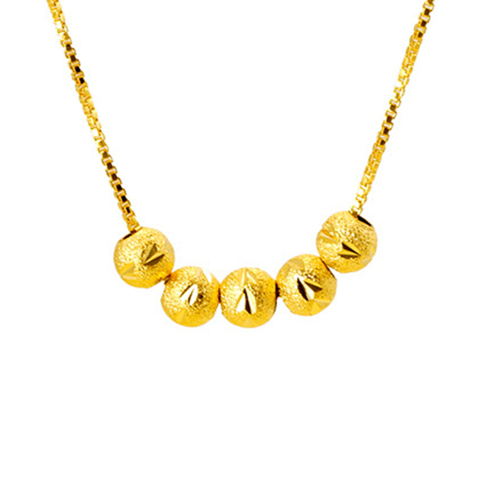 Five Blessings Lucky Beads Exquisite Fashion Temperament High-grade Necklaces