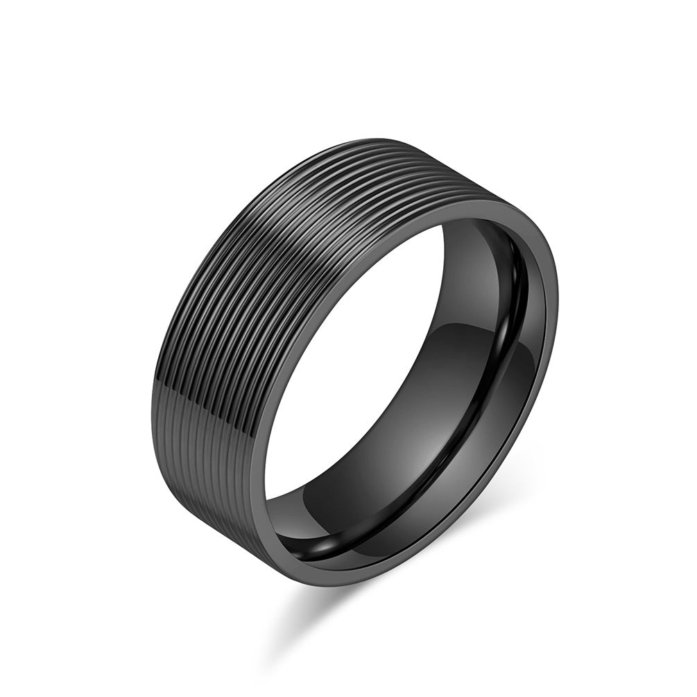 Women's & Men's & Titanium Steel And Niche Personality Rings