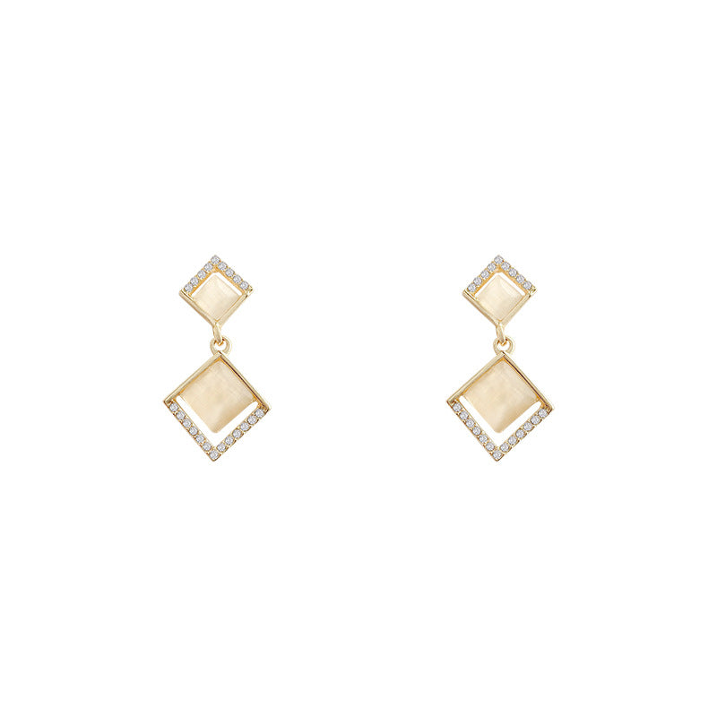 Treatment Personalized Stall Entrepreneurship High-grade Diamond Earrings