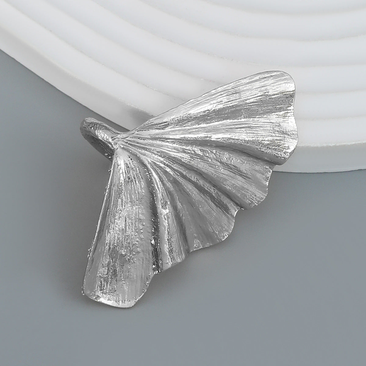 Alloy Flower Female Trendy Metal Leaf Rings