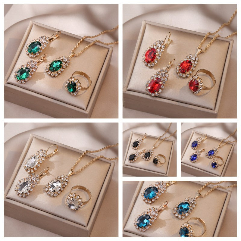 Women's Pendant High-grade Suit Hemp Flowers Chain Necklaces