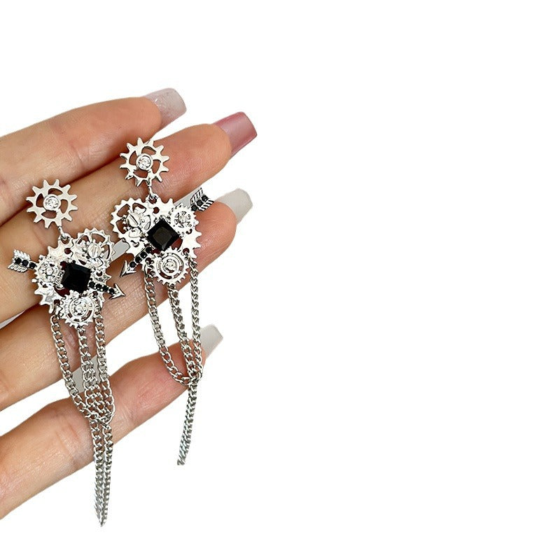 Irregular Heart Zircon Female Cold Style Sweet Necklaces