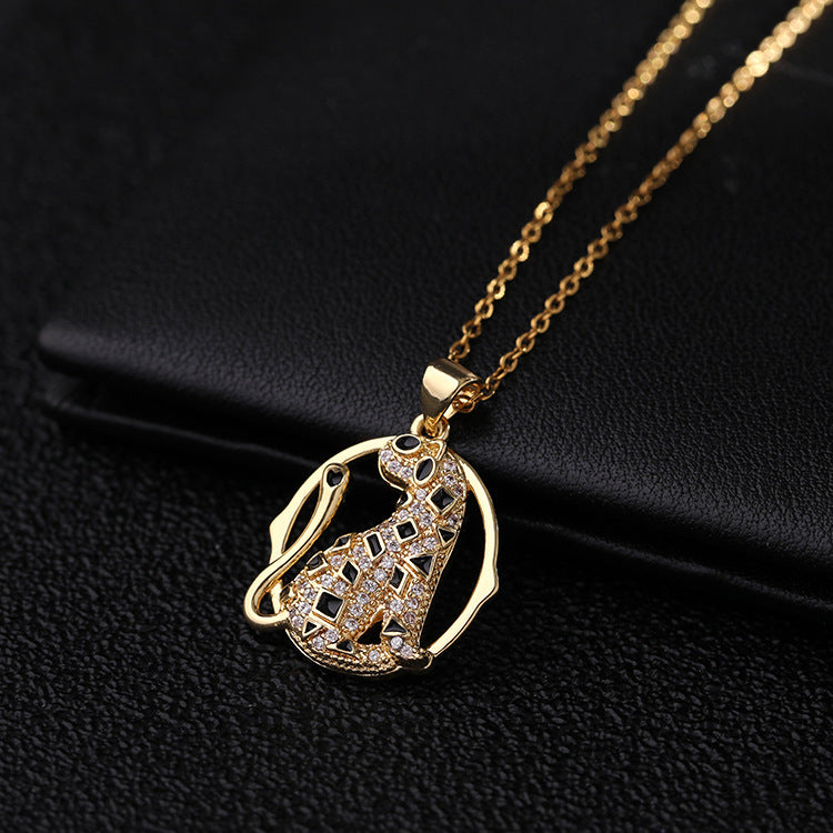 Women's Micro Inlaid Zircon Personalized Hip Hop Necklaces