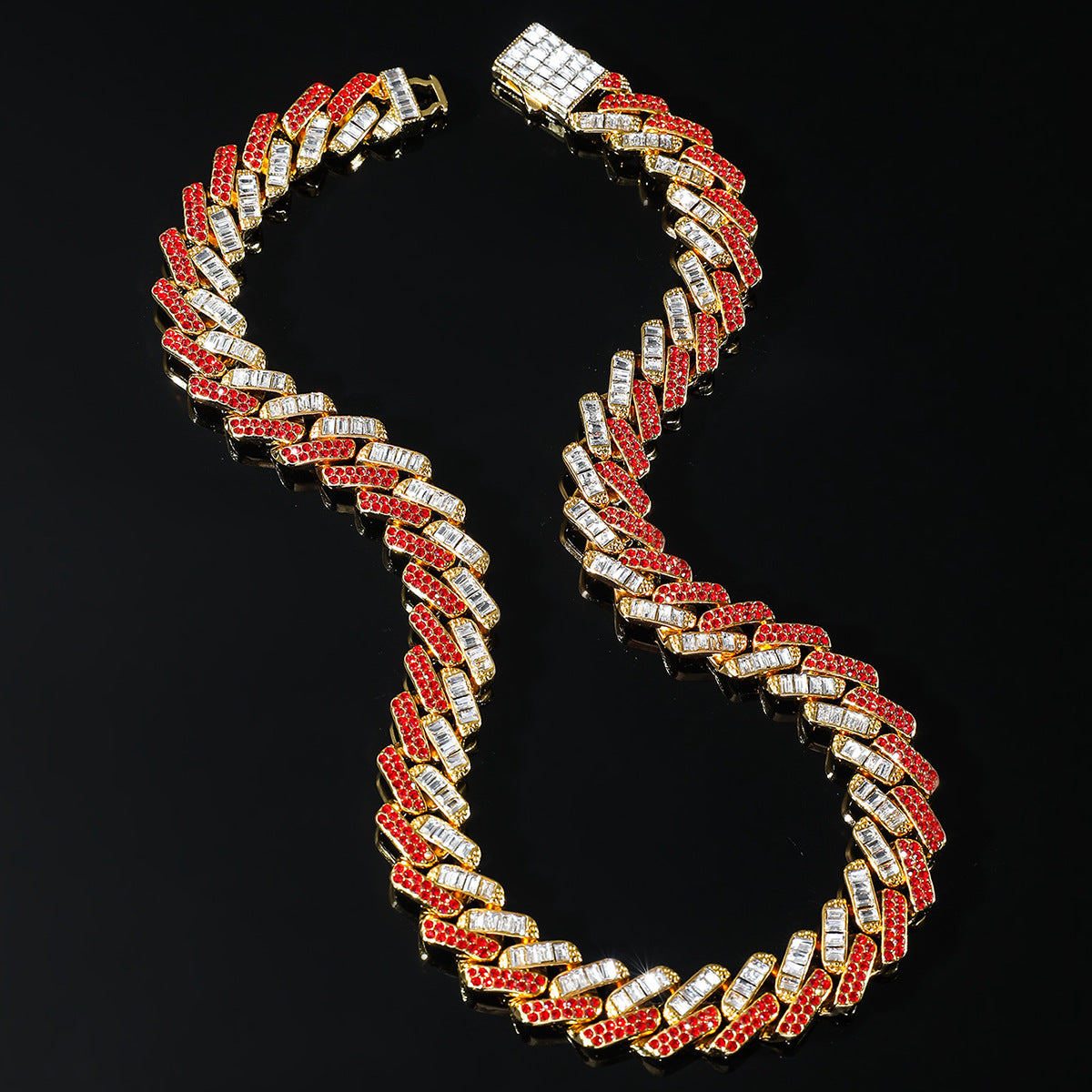 Men's Personalized Diamond Full Cuban Link Chain Necklaces