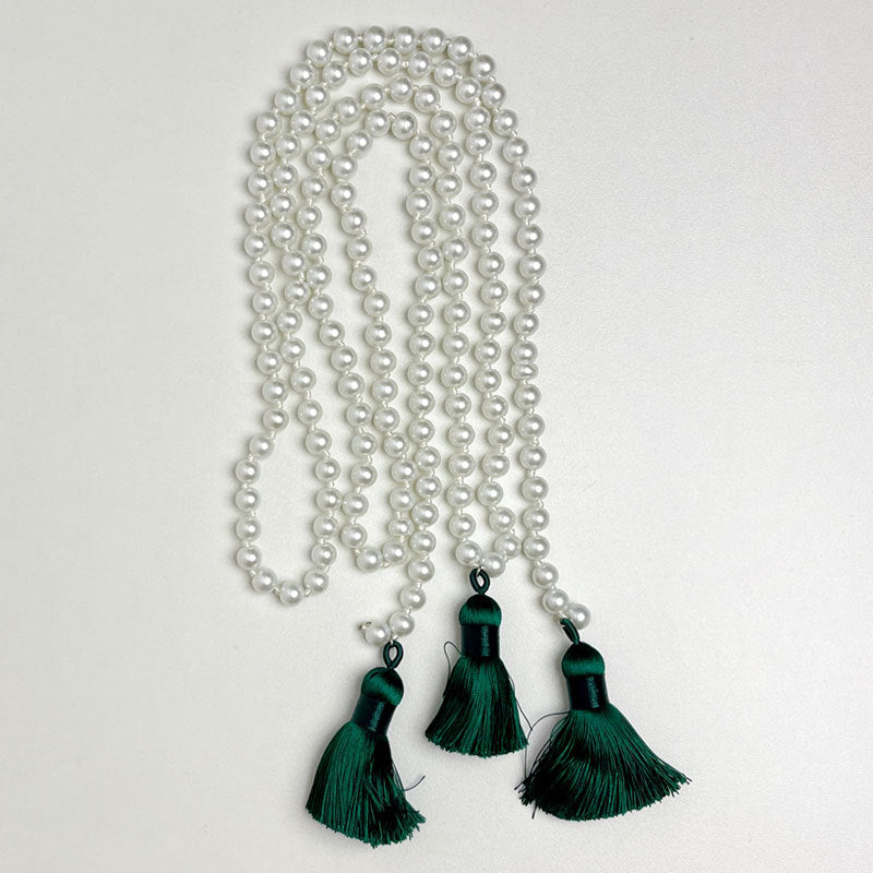 Wheat High Sense Retro National Style Long Classic Beaded Necklace