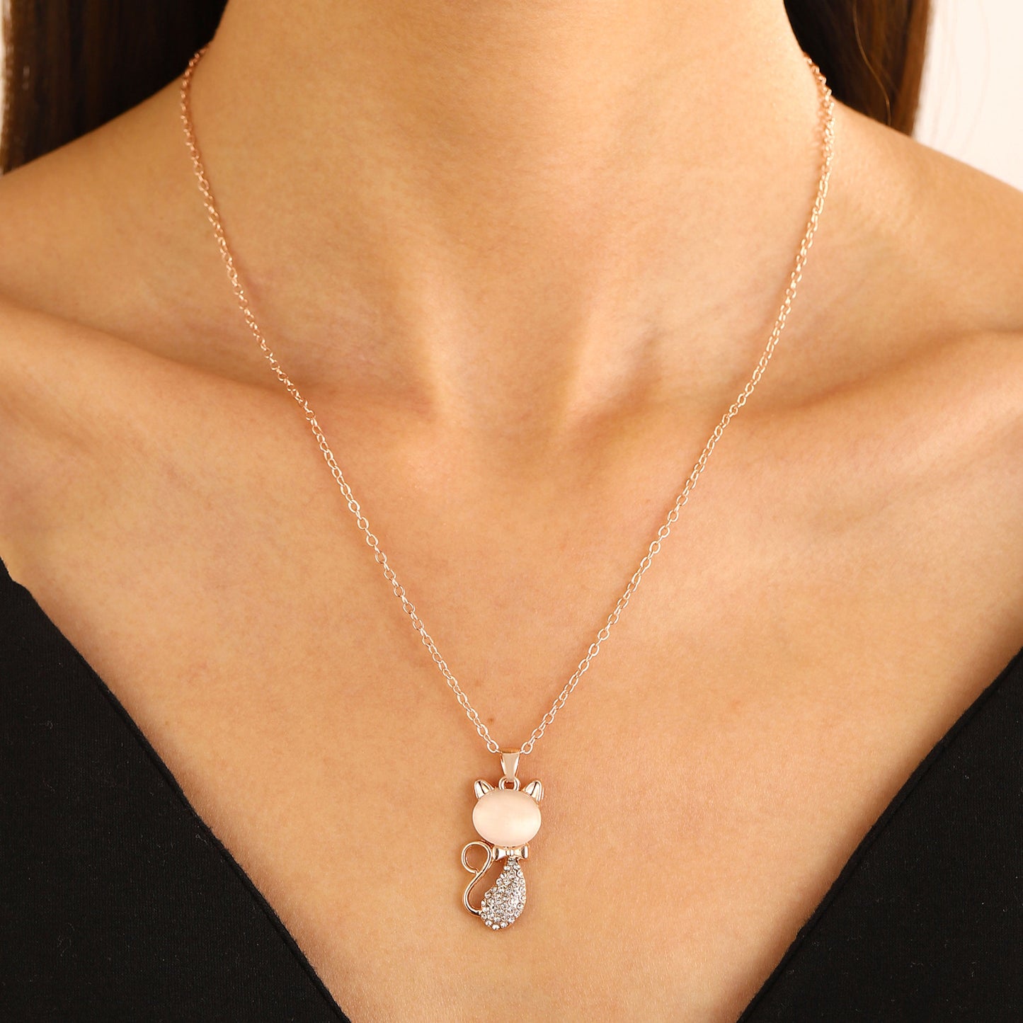 Fashion Design Exquisite Opal Cat Ear Dress Up Bracelets