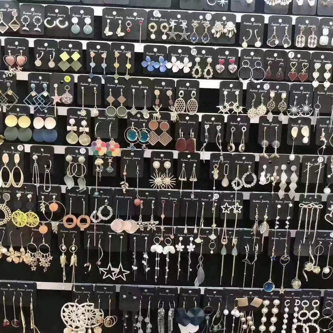 Tail Goods Stall Inventory Processing Night Earrings