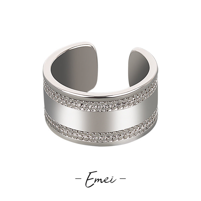 Leaf Fashion Retro Distressed Olive Branch Rings