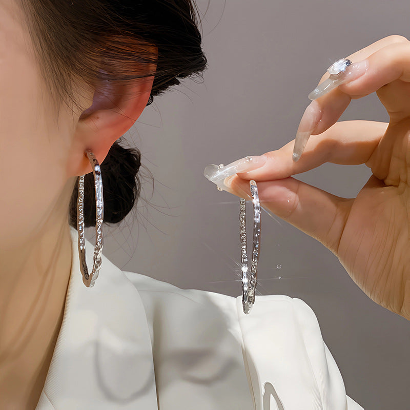 Big Hoop Female Fashion Ear Simple Earrings