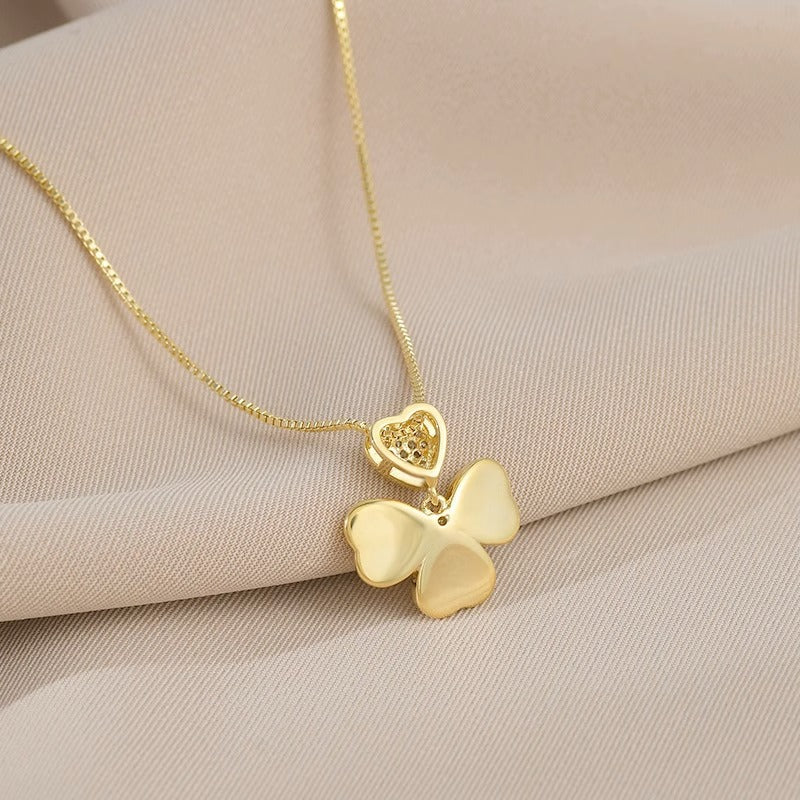 Colliers de chaîne de clavicule de tempérament de Zircon incrusté de micro femmes