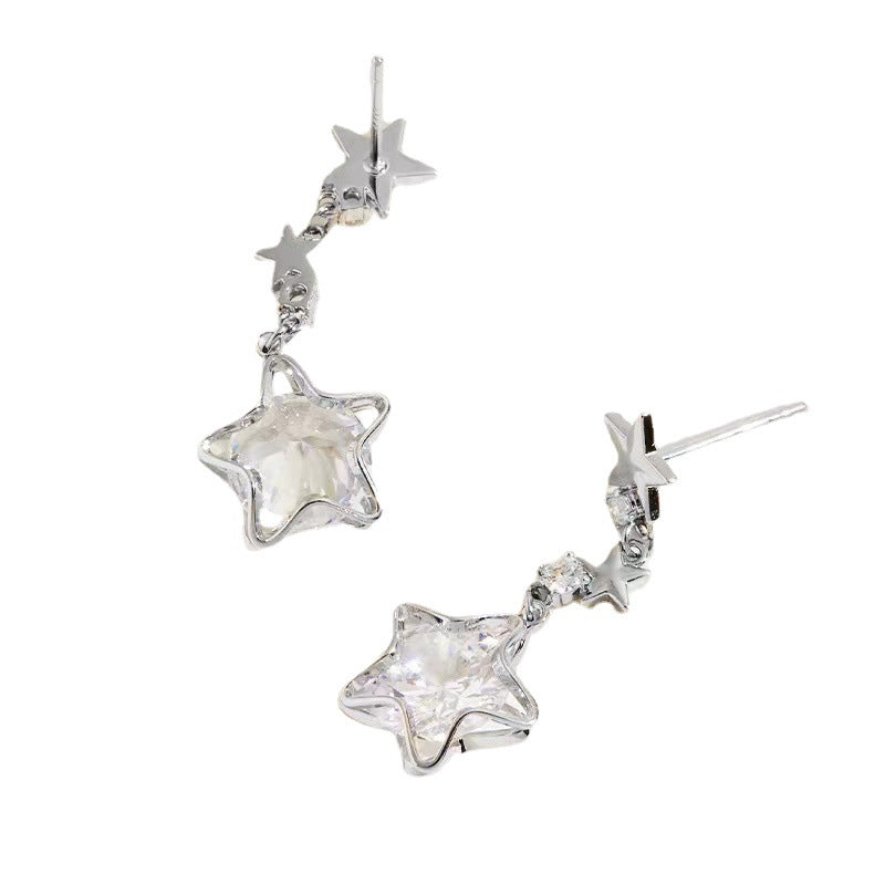 Boucles d'oreilles légères avancées en Zircon, conception de Niche