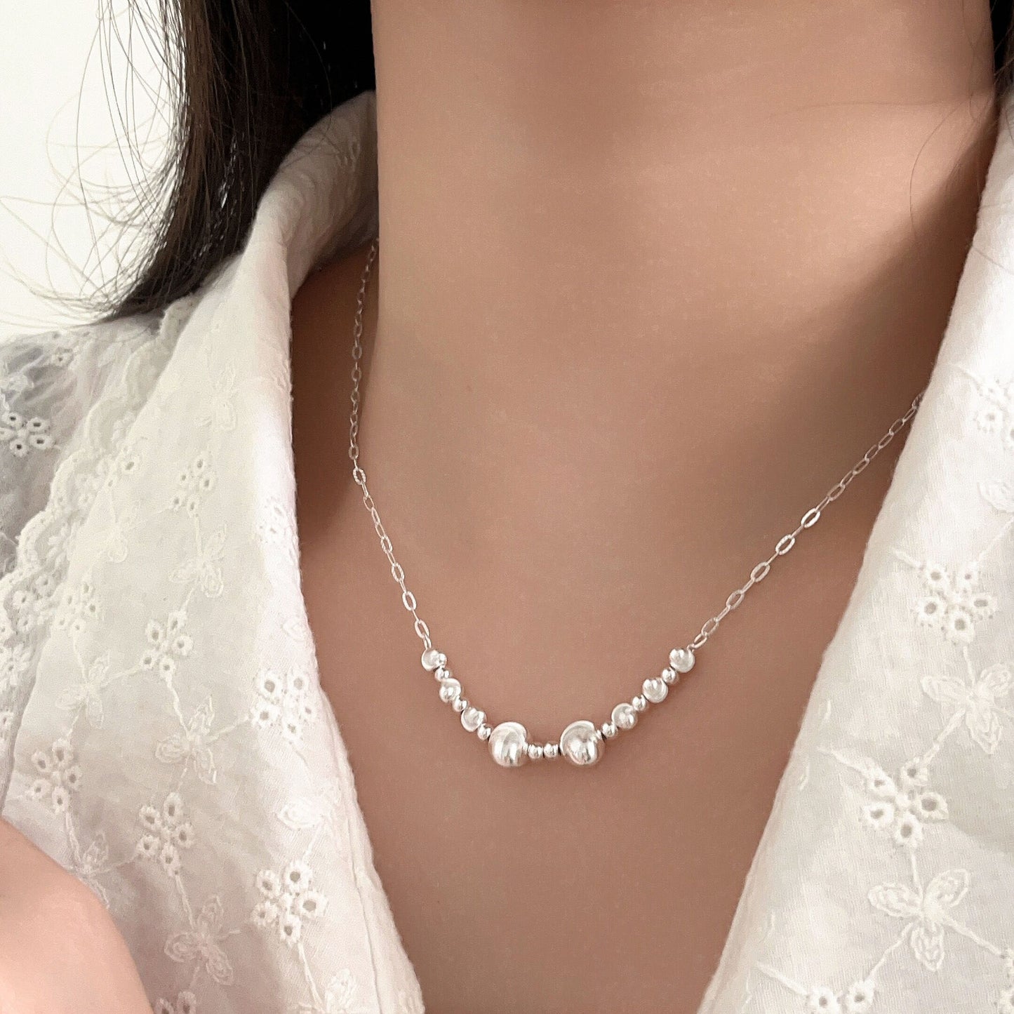 Colliers de perles tibétaines de luxe légers de haute qualité pour femmes