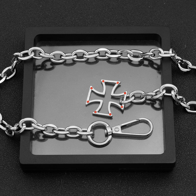 Diamond Cross Hot Personality Couple Clavicle Necklaces