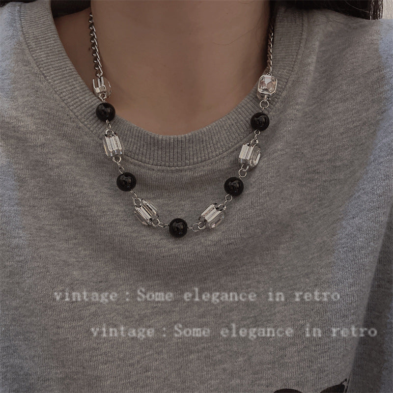 Titanium Steel Light Luxury Temperament Personality Niche Necklaces