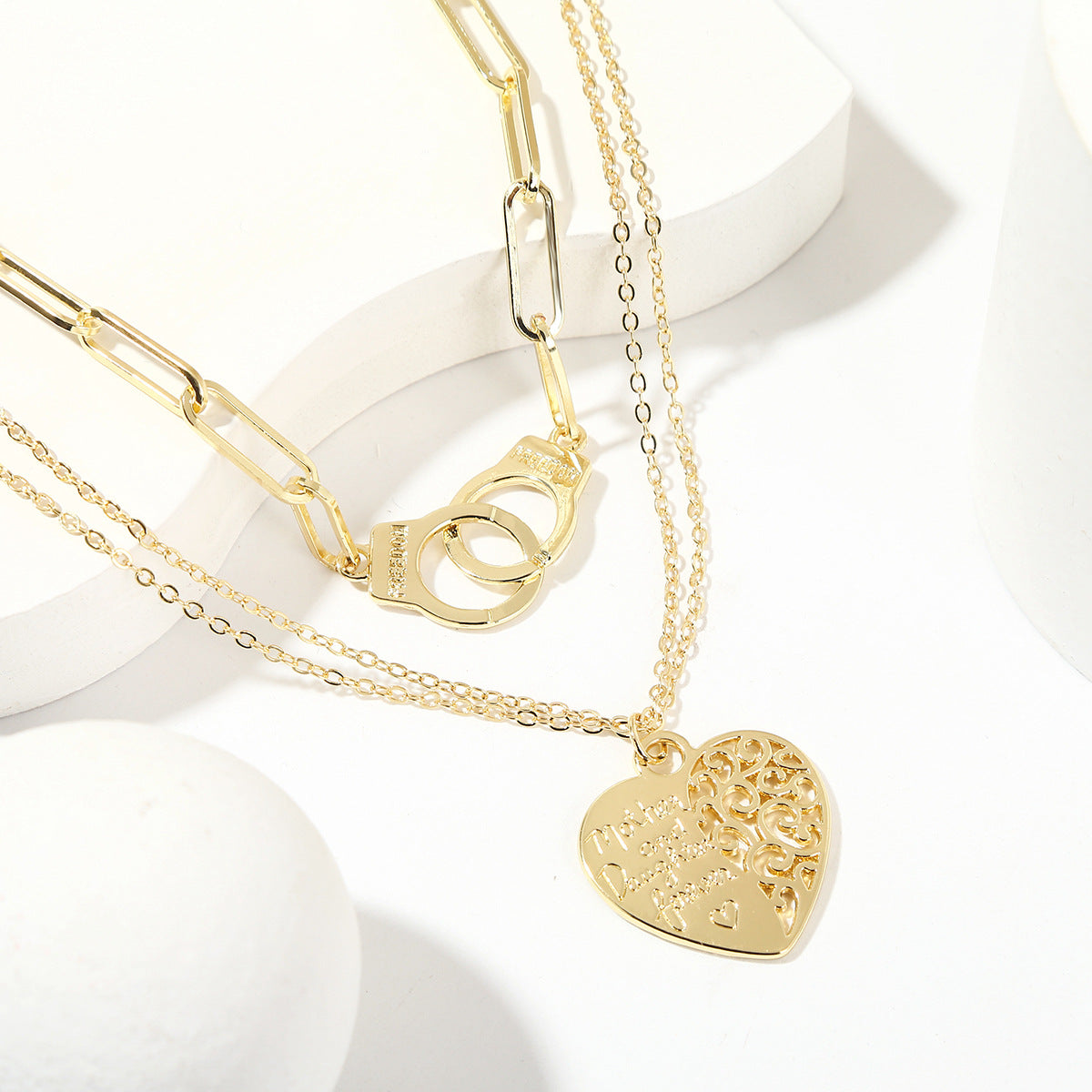 Women's And Daughter Letter Love Tree Of Necklaces