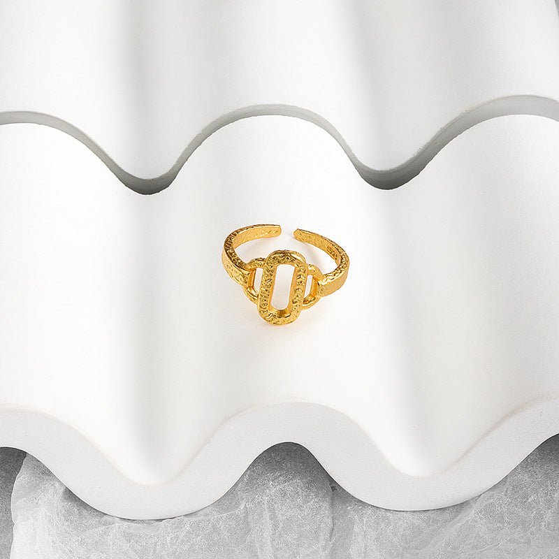 Nischenringe mit unregelmäßiger Textur und hohlem weiblichem Temperament