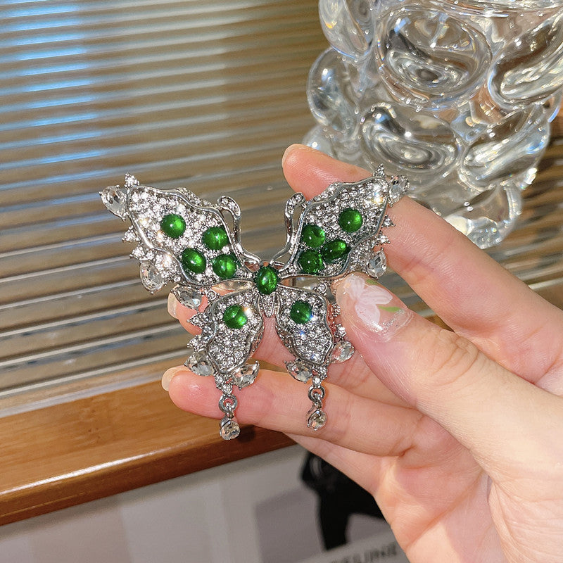 Zircon Full Diamond Exaggerated Temperamental Female Rings