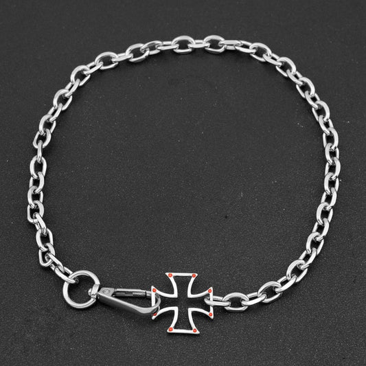 Colliers de clavicule de couple de personnalité chaude de croix de diamant