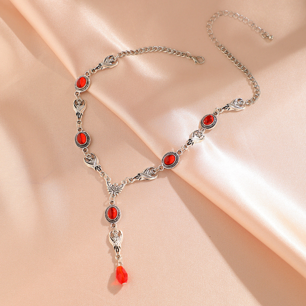 Ornament Halloween Personalized Devil Gem Gothic Necklaces