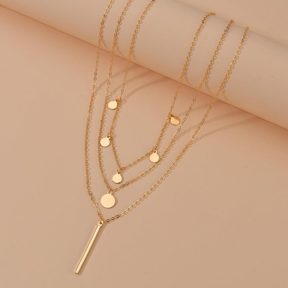 Women's Slice Personalized Tassel Long Pendant Fashion Necklaces