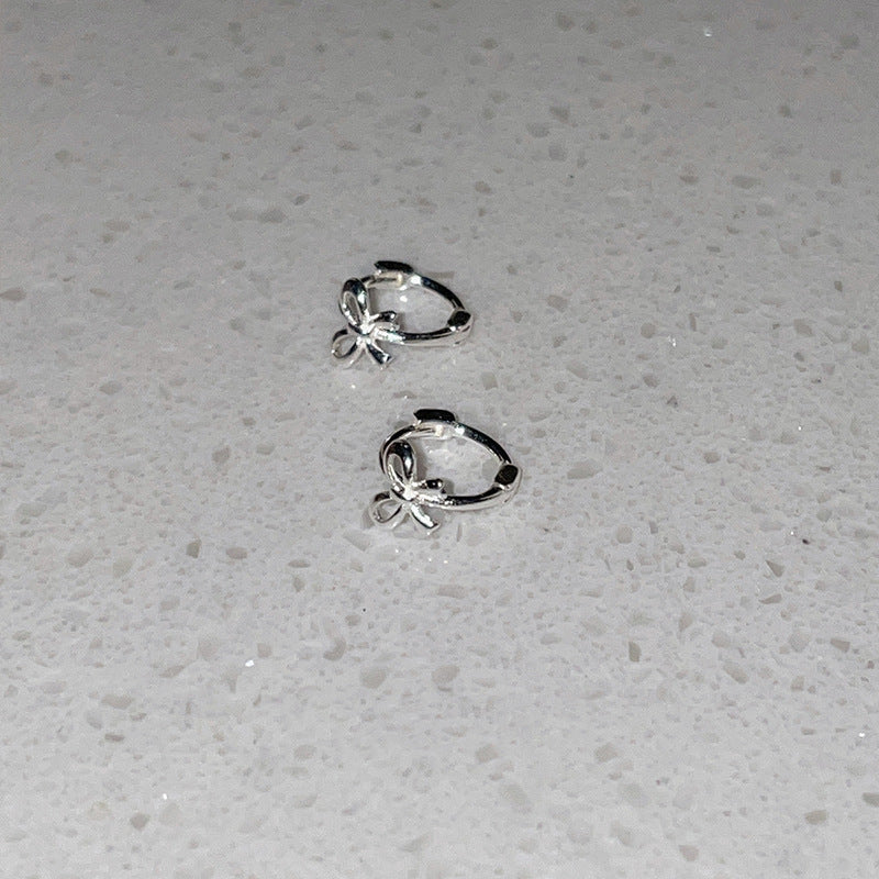 Women's Bowknot Exquisite Before Sleep Ear Niche Design Earrings