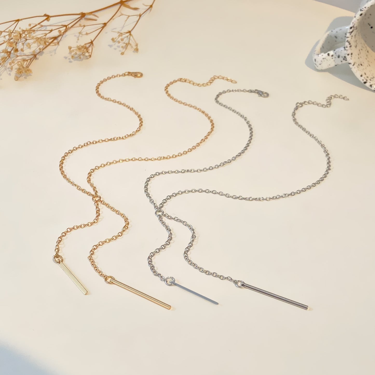 Colliers de pull avec pendentif en chaîne de mots de mode rétro