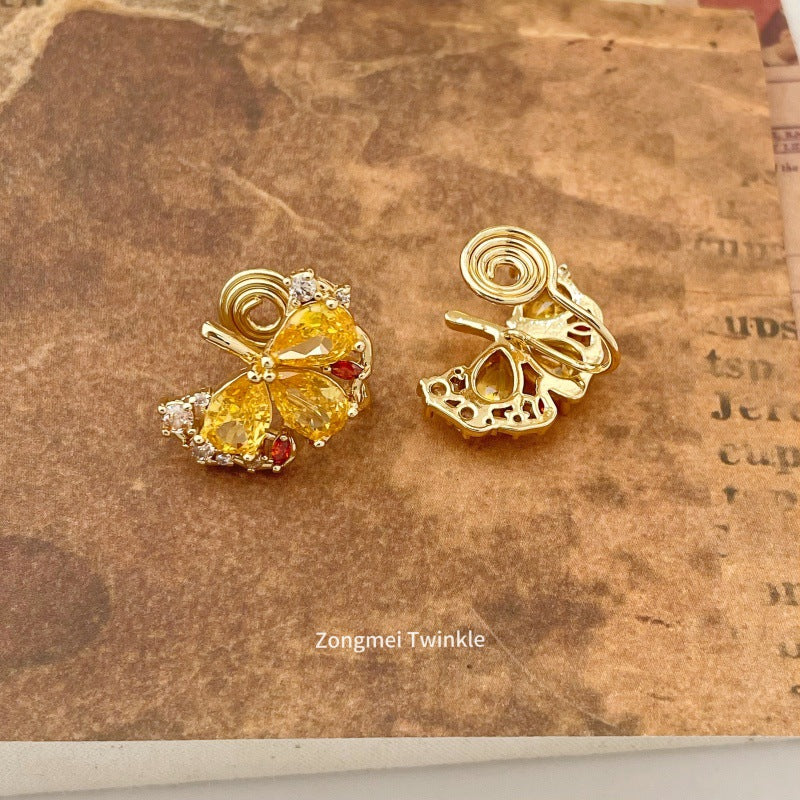 Mosquito Coil Niche French Style Super Ear Clip