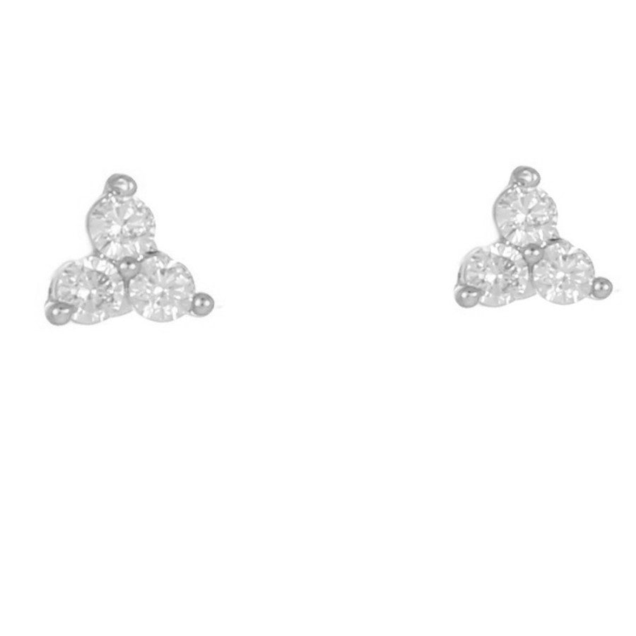 Trendige Anzug-Ohrringe mit geometrischem Zirkon-Ohrschmuck