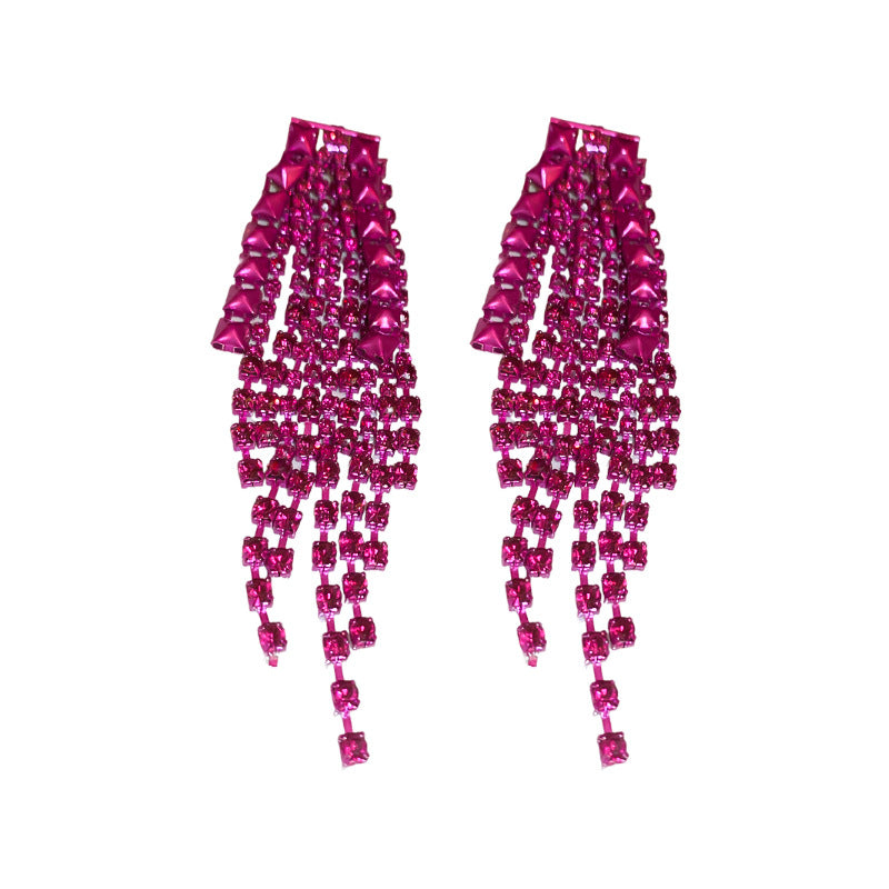 Tassel Long Design Personalized And Temperamental Earrings