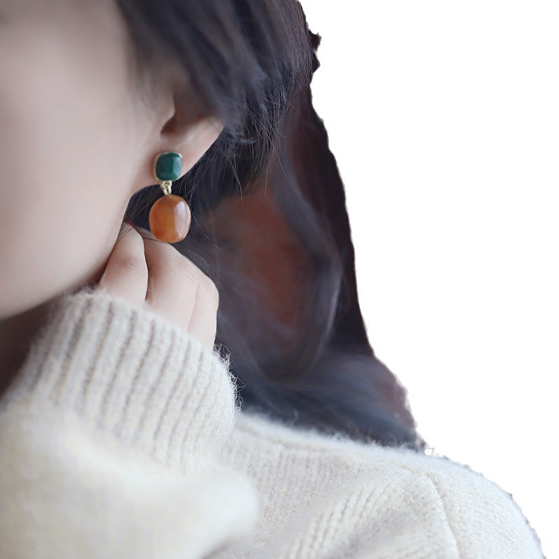 Women's Vintage Trendy Niche Design High-grade Light Earrings