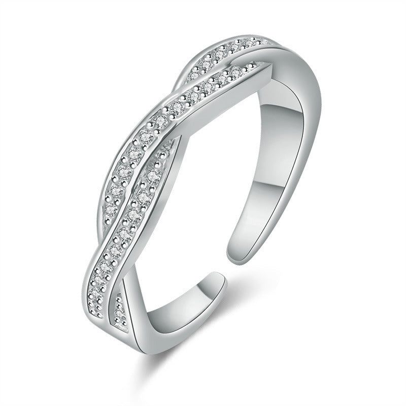 Women's Wheel Of Fate Opening Transfer Interwoven Rings