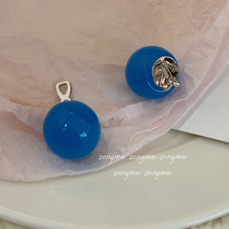 Small Size Round Beads Special Interest Simple Ear Clip