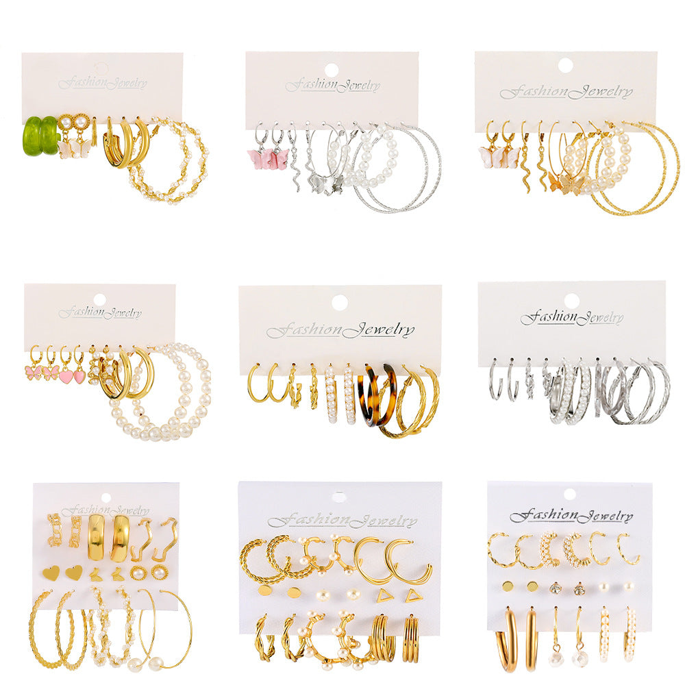 Women's Suit Exaggerated And Personalized Creative Geometric Earrings