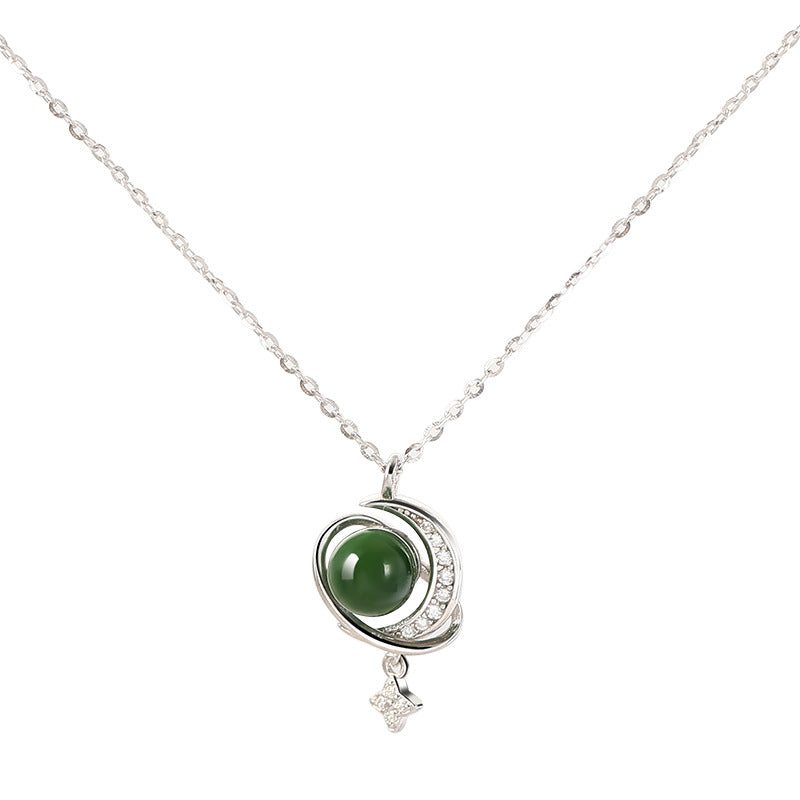 Super Fairy Planet Pendant Girly Style Light Luxury Necklaces