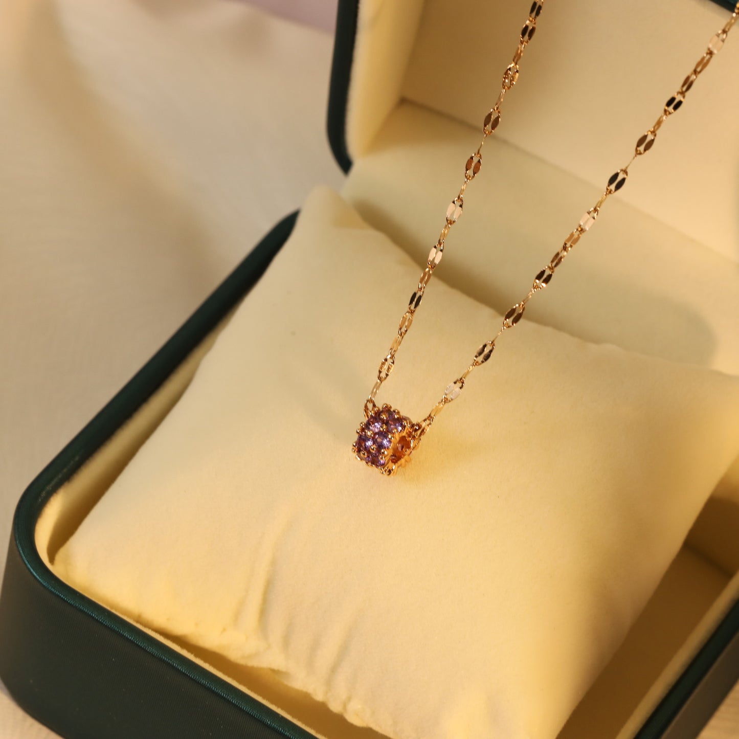 Colliers Mori ronds rétro en diamant à Double rangée pour femmes, Style coréen