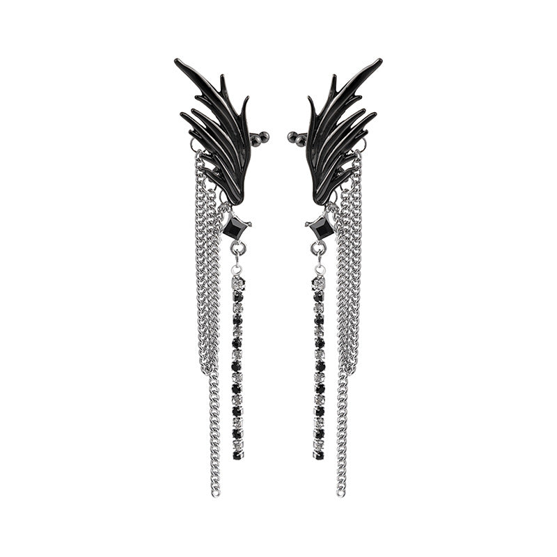 Elegant Butterfly Ear Clip Female No Earrings