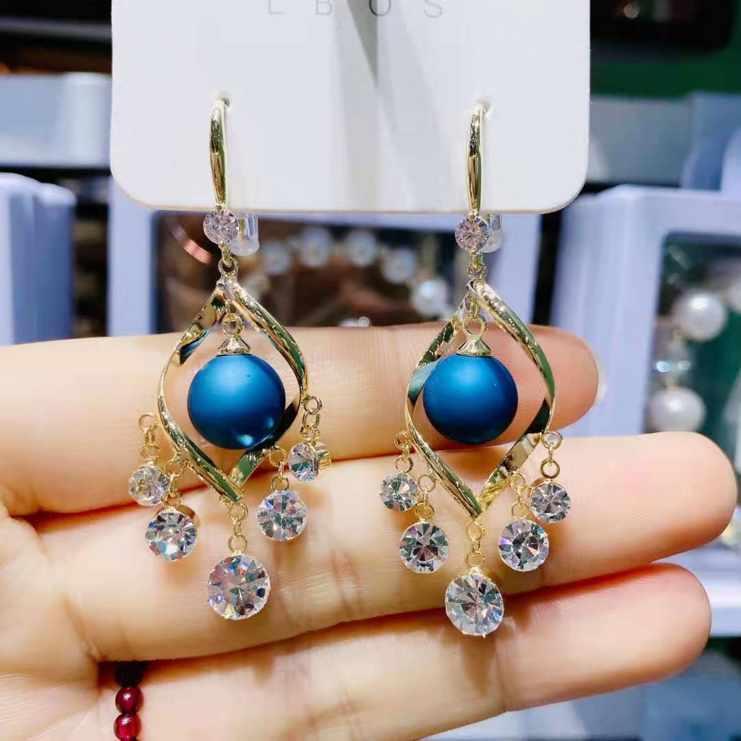 Modische, elegante Cat Eye Rhombus Schlankheits-Ohrringe für Damen