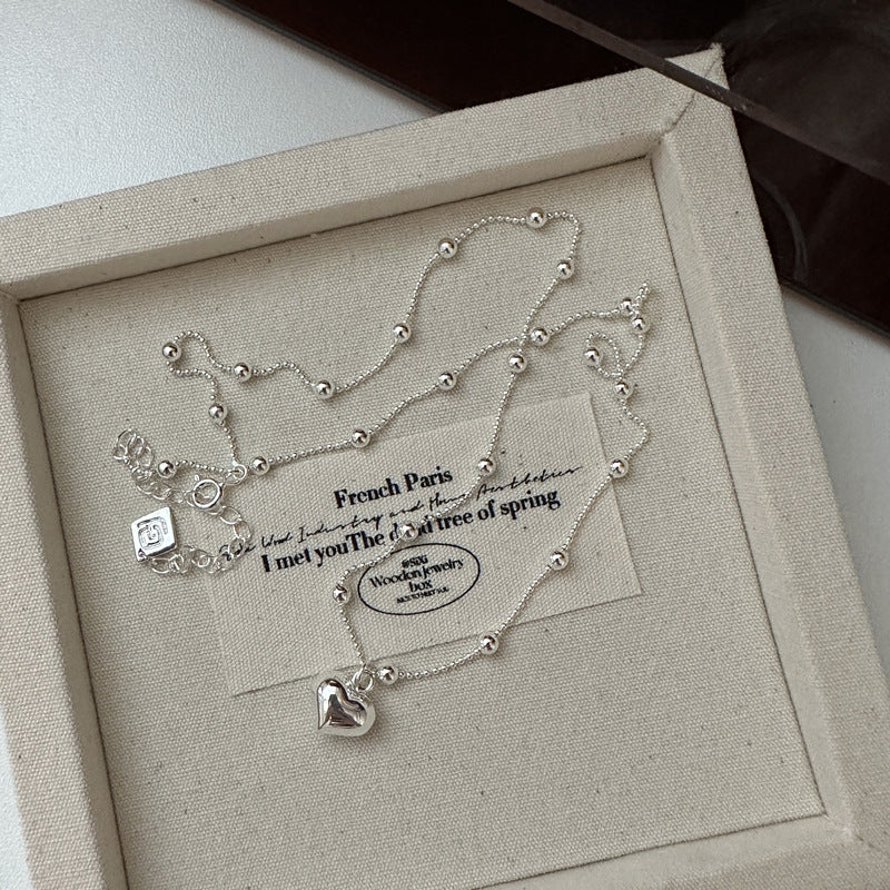 Sier Love Sweet Cool Wear Ornament Necklaces