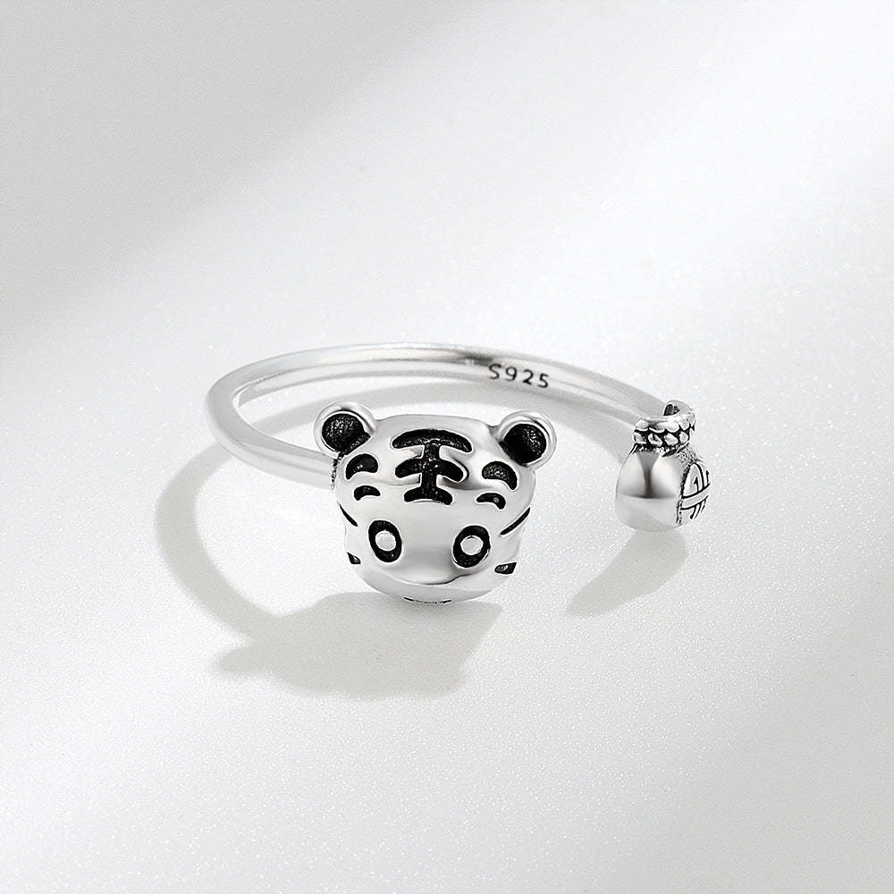 Purse Chinese Zodiac Advanced Simple Cute Rings