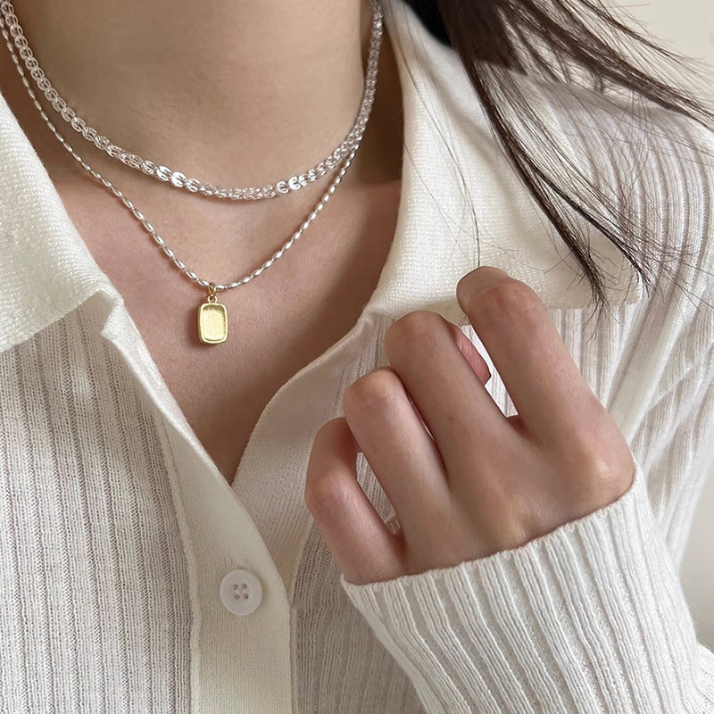 Women's Flash Wheat Chain Fashion Simple Grace Personality Bright Necklaces