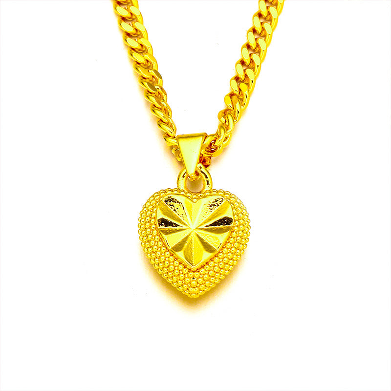 Women's Vietnam Placer Gold Fashion Love Philippines Necklaces