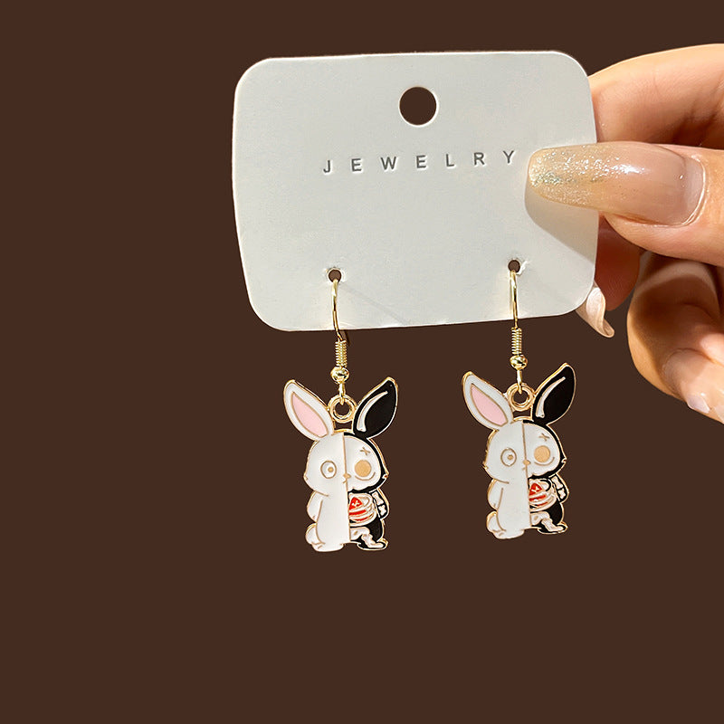 Cartoon Halloween Trendy Cool Funny Personality Animal Earrings