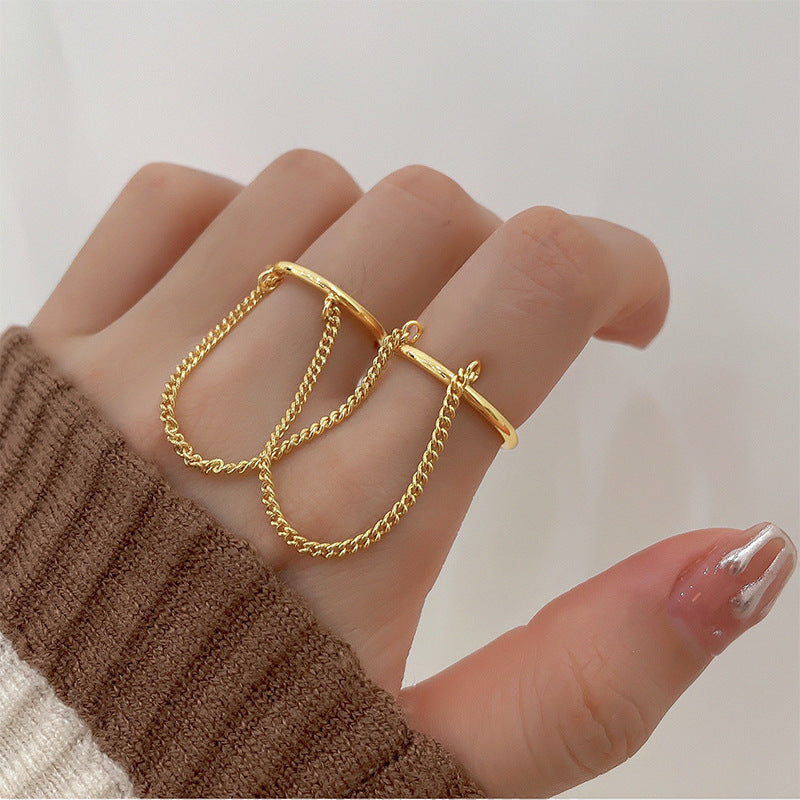 Gu Hip Hop Punk Open Summer Rings