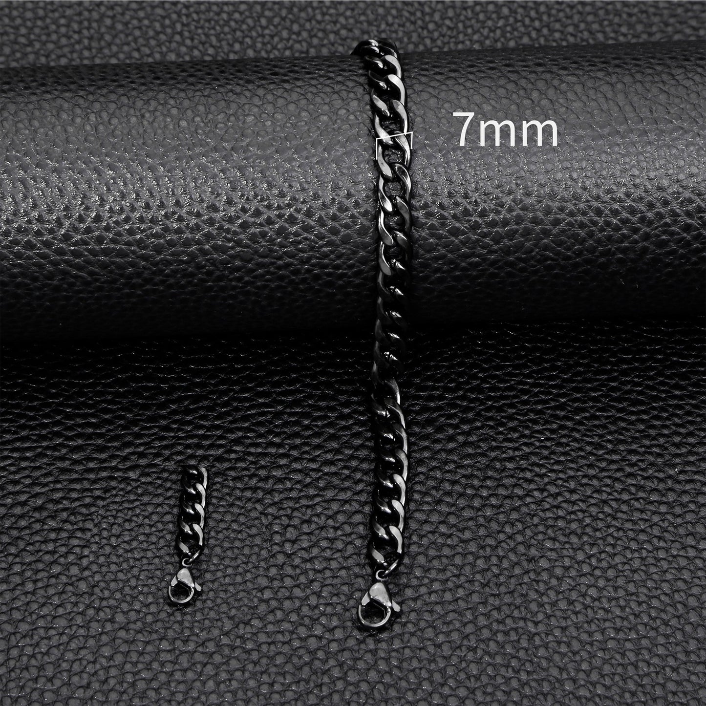 Classic Stainless Steel Gold Sier Black Bracelets
